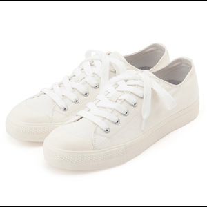 NWT Muji Organic Cotton Water Repellant Sneakers